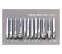 エスコ ダイヤモンドバー(丸/6mm軸) φ8.0mm/60mm EA819DL-1A 1本(4)