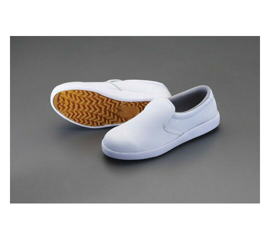 エスコ [耐油底]シューズ(白) 26.0cm EA910FG-26 1足