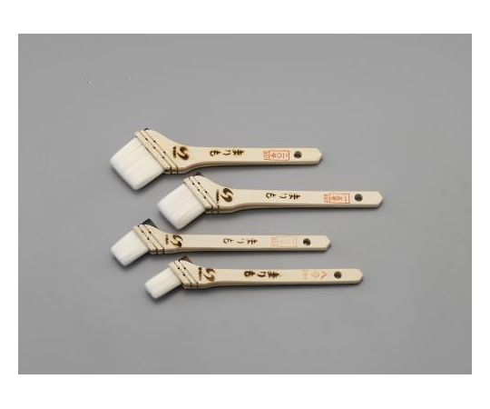 エスコ 水性塗料用薄口刷毛 4本組 EA109LB-30 1セット