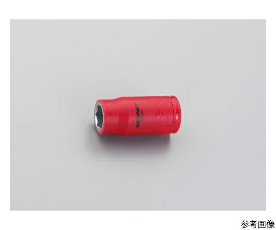 エスコ 絶縁ソケット　1/2"DR×10mm EA640SG-10 1個