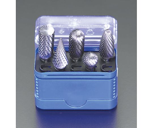 エスコ [Coated]超硬バー（6mm軸）　5本組 EA819V-100 1組