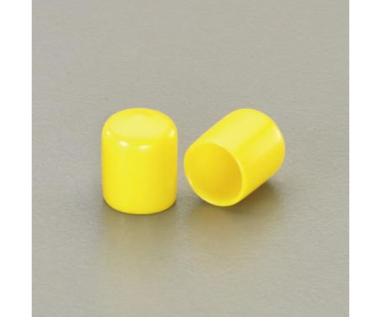 エスコ 丸型保護キャップ（イエロー/2個）　φ4×20mm EA983FN-204Y 1pk