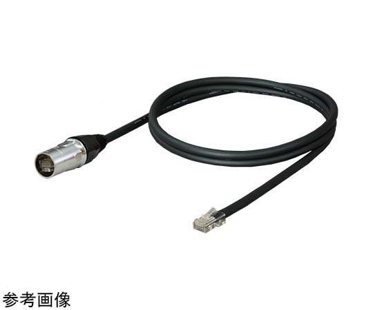 楽天Shop de clinic楽天市場店ダイヤトレンド LAN用クロスケーブル（片端防塵防水加工） CAT5e 1m DESM1-O-5E（1M） 1本