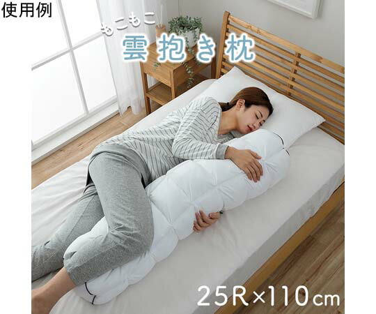 アズワン 抱き枕 カバー付 約25R×110cm 1195550013129 1個