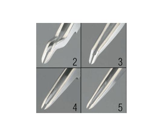 アズワン カッティングピンセット（ステンレス製）110mm EA595AL-4 1本