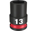 ミルウォーキーツール・ジャパン SHOCKWAVE IMPACT DUTY インパクトソケット 3/8インチ(9.5mm)角 13mm 49-66-6137 1個(4)