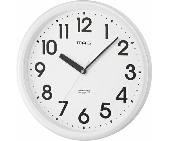 ノア精密 MAG 電波掛時計 リゲル W-781 WH-Z 1個