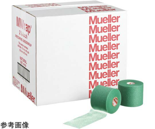 MUELLER Mラップカラー ビッググリーン 1箱（48巻入） 130705 1箱(48巻入)●テープの糊から肌を守るアンダーラップ。●天然ゴムを使用していないラテックスフリー素材。●10色のカラーバリエーション。●サイズ：幅70mm×長...