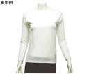 ワンポイント ベーシックTシャツ レディース 長袖 ホワイト L 9010L-white-L 1個