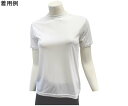 ワンポイント ベーシックTシャツ レディース 半袖 ホワイト M 96921-white-M 1個