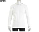 ワンポイント ベーシックTシャツ メンズ 長袖 ホワイト M 9303-white-M 1個