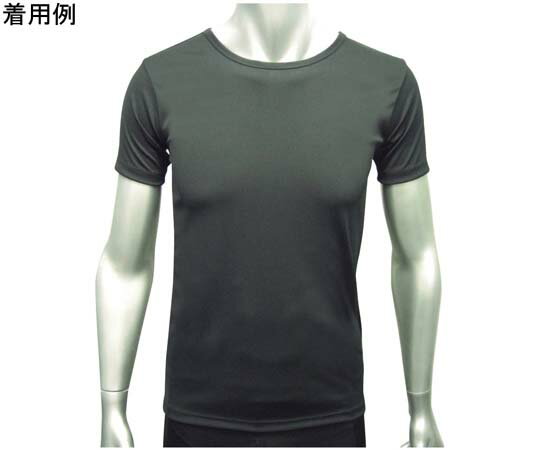 ワンポイント ベーシックTシャツ メンズ 半袖 ブラック M 9302-black-M 1個