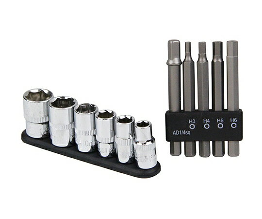 藤原産業 B-Mビットセット 11Pcs ソケット・ヘックス SCB-108 1セット