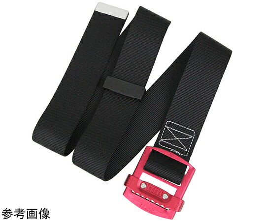 藤原産業 軽量スライドバックルベルト レッド・ブラック L SB-AS50-RB-L 1個●軽量のアルミ製バックル式の作業ベルトです。●一般作業用ベルト。●スライドバックルで、スピーディにサイズ調整が可能です。●ベルト幅：50mm●最大有効寸法：1280mm●バックル色：レッド●ベルト色：ブラック