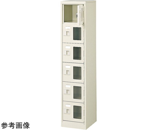 三島精器 扉付 シューズボックス 鍵無 1列6段（6人用） BST1-6WMXN 1台
