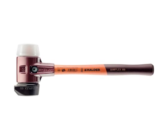 ロームヘルド・ハルダー シンプレックス・ハンマー スーパープラスティック（白）ゴム複合材（黒）径60..