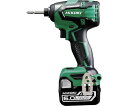 工機ホールディングス 14.4Vコードレスインパクトドライバ ブラシレスタイプ WH14DB-2YC 1台