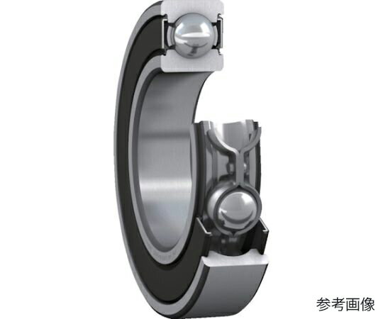 日本エスケイエフ 単列深溝玉軸受 軸受両端接触シール 内径55mmX外径80mmX幅13mm 61911-2RS1 1個