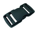ユタカメイク 平ベルト金具 サイドリリースバックル アジャスト型 30mm幅用 (1個入り) JYA-330 1個