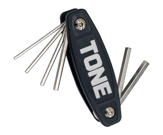 TONE 六角棒レンチ（ナイフ式） ナイフレンチ セット内容2.5、3、4、5、6、8mm AW601 1組