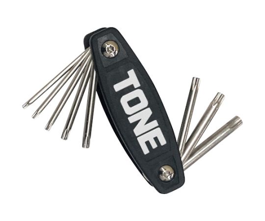 TONE ヘックスローブナイフレンチ（いじり防止タイプ） TX800H 1組