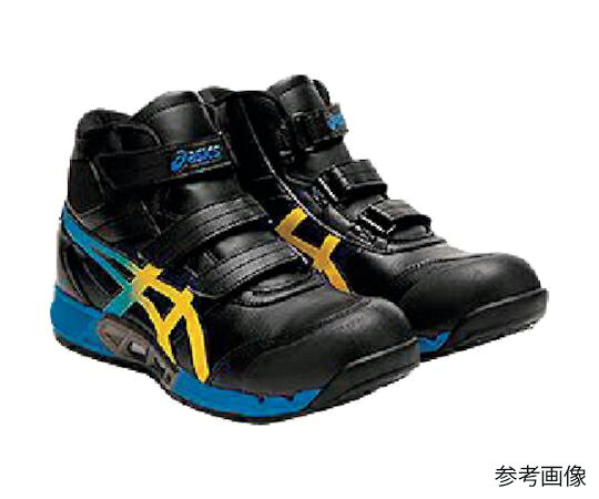 アシックス ウィンジョブCP308 AC ブラック×ヴァイブラントイエロー 26.5cm 1271A055.001-26.5 1足