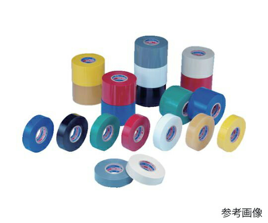 デンカ ビニテープ101 0.2X19X10 赤 （10巻単位） A3695T243-R 1パック(10巻入)