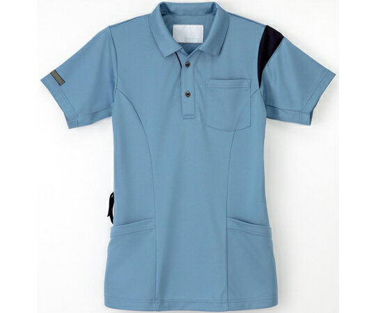 ナガイレーベン ニットシャツ クラウディブルー L JD-3137 1枚