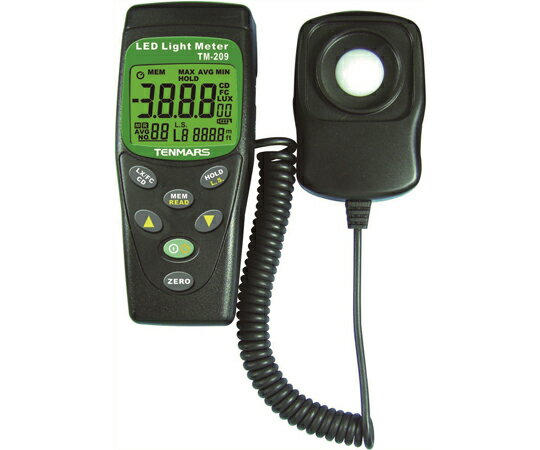 FUSO LED照度計 130L×55W×38Dmm TM-209M 1個