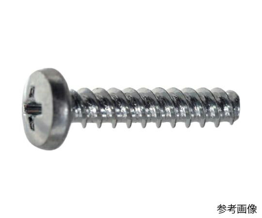 トラスコ中山 バインド頭低トルクねじ 三価白 Pタイプ M2×6 3200本入 ヘキサゴンパック S058-0206 1缶(3200本入)●頭部がバインド頭でプラスチック専用のタッピンねじです。●ねじの形はおむすびの形をしています。ピッチが広く二条ねじです。●樹脂の焼付が起きず、割れが少ないです。●ヘキサゴンパック入りです。●寸法（mm）d：M2●寸法（mm）L：6●頭部径（mm）：4.3●頭部厚さ（mm）：1.2●適合ドライバー：プラス No.1●パッケージ：ヘキサゴンパック●材質／仕上：スチール、表面処理／三価クロメート仕上げ（白）、容器材質／ダンボール●原産国：日本●コード番号：262-9408