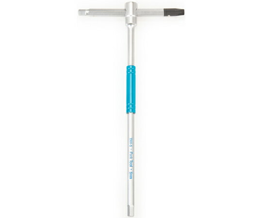 ParkTool スライディングTハンドル ヘックスレンチ 5mm THH-5 1本●自転車のメンテナンス用に設計されたプロ用の六角レンチ。●作業スピード、作業効率に優れた高精度モデル。●独自のスピードスピナーにより、長いボルトの着脱も簡単に行えます。●スライド可能なTハンドルにより様々なポジションでの作業が可能となります。●Strip-Gripperヘッドにより、なめたネジもすばやく簡単に取り外すことができます。●サイズ：5mm