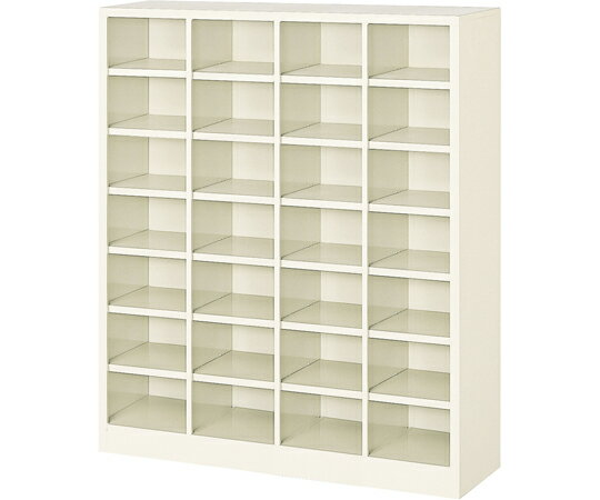 三島精器 オープンシューズボックス 4列7段（28人用） BS-28NH4SN 1台