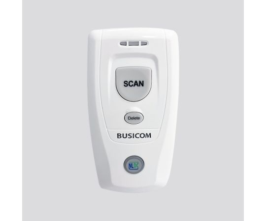 楽天Shop de clinic楽天市場店ビジコム BUSICOM Bluetooth 2次元バーコードスキャナー iOS/Android対応 ワイヤレス 抗菌仕様 BC-BS802DII（白） BC-BS802D-V2-CW 1個