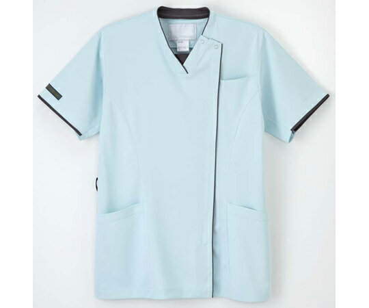 ナガイレーベン 男女兼用ニットシャツ アクア SS CX-3157 1枚