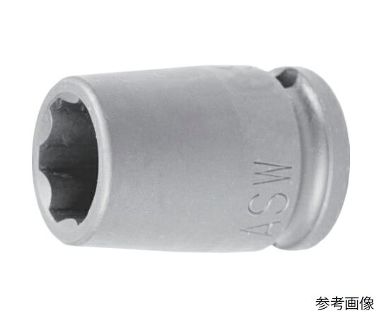 ASW マグネット付きインパクト用ソケット 対辺19 差込角9.5 071108 1個●ボルトやナットを面で締付けるサーフェイスドライブ機構を採用しており角が破損しにくいです。●厳正に品質管理された製品なので安心して使用できます。●丁寧な焼き入れ処理が施されています。●ボルトやナットの締付けに。●対辺寸法（mm）：19●差込角（mm）：9.5●全長（mm）：32●適合ピン：071911●適合Oリング：071901●材質／仕上：工具鋼●注意：適合するOリングとピンを装着してご使用下さい。●原産国：台湾●コード番号：383-1321