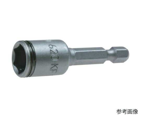 ASW スプリングピン式ソケットビット 差込角6.35x対辺8.0mm 全長50mm 062083 1個