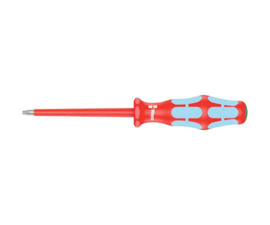 Wera クラフトフォームステンレスドライバー TX9 022761 1本●人間工学に基づく形状、つかみやすさとフィット感を実現しています。●転がり防止仕様です。●カラーコード付きです。●電気工事等●刃先：TX9●軸長（mm）：80●全長（mm）：161●1000V絶縁仕様●欧州規格IEC60900適合品●REACH規制対応品●材質／仕上：軸部：：ステンレス●原産国：チェコ●コード番号：342-5752
