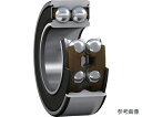 日本エスケイエフ 複列アンギュラ玉軸受、軸受両端シール 内径17mmX外径47mmX幅22.2mm 3303 A-2RS1TN9/MT33 1個(4)