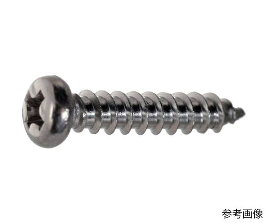 トラスコ中山 ナベ頭タッピングねじ 三価白 1種A M3×10 1000本入 ヘキサゴンパック S020-0310 1缶(1000本入)●タッピングねじで一番ピッチが粗く、先端部が尖っています。●タップやナットを使用せず、下穴だけで締結ができる薄板鋼板用のねじです。●主に薄鋼板（1.2mm以下）用、木材用です。●ヘキサゴンパック入りです。●寸法（mm）d：M3●寸法（mm）L：10●頭部径（mm）：5.5●頭部厚さ（mm）：2.0●適合ドライバー：プラスNo.2●パッケージ：ヘキサゴンパック●材質／仕上：スチール、表面処理／三価クロメート仕上げ（白）、容器材質／ダンボール●原産国：日本●コード番号：262-1593