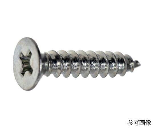 トラスコ中山 皿頭タッピングねじ 三価白 1種A M4×20 340本入 ヘキサゴンパック S021-0420 1缶(340本入)