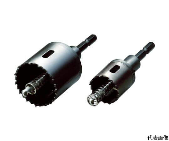 ●コンビ軸搭載により六角軸（対辺6.35mm）とチャック式（10mm）の両方に使用可能です。●ツバなし貫通タイプです。（φ17〜65）●有効長の長さが最長クラスです。●被削材：鉄板（3.2mmまで）、金属サイディング、ブリキ、アルミ木材、塩ビ、薄ステンレス（1.6mmまで）。●刃径（mm）：37●ふところ深さ（mm）：34●シャンク形状：六角軸（6.35mm）と三面取（ストレート）のコンビ軸●シャンク径（mm）：6.35/10●刃厚（mm）：1.2●有効切削能力（mm）：鉄板3.2mm、薄ステンレス1.6●適合機種：インパクトドライバー、ドリルドライバー、電気ドリル、振動ドリル（回転モード）●材質／仕上：刃部／コバルト高速度鋼（M42）、センタードリル／高速度鋼●原産国：日本●コード番号：330-7441