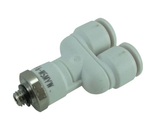 千代田通商 ファイブメイルブランチワイ　W（白）6mm・M5X0.8 F6-M5MYW 1個