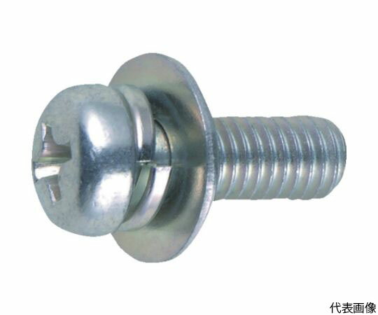 トラスコ中山 ナベ頭組込ネジ 三価白P-3 M3×8 95本入 B750-0308 1パック(95本入)