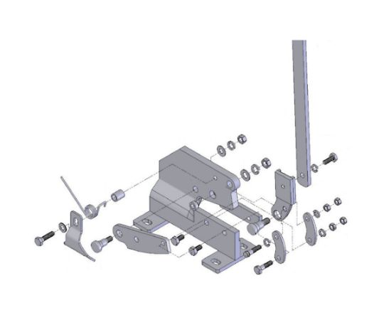 トラスコ中山 板金用切断機 レバーシャP-1用部品 NO.21スプリングワッシャー P1021 1個