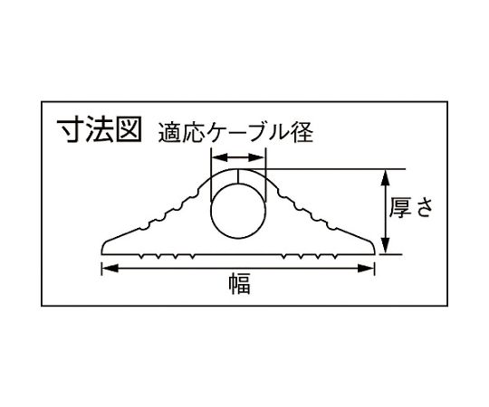 大研化成工業 ケーブルプロテクタ10x5M　グレー CP-10X5M GY 1本