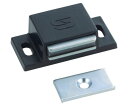 トラスコ中山 マグネットキャッチ(横型) 樹脂製 L40mm 黒 TSM-41-BK 1個
