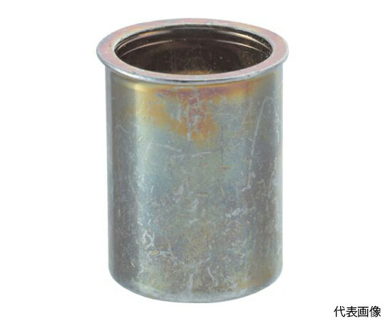 トラスコ中山 クリンプナット薄頭スチール　板厚2.5　M8X1.25　500個入 TBNF-8M25S-C 1箱(500個入)