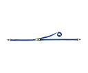 テザック ラッシングベルト ベルト荷締機ラチェットバックル式両端ナローフック付 R05KAB010-AB030A 1台