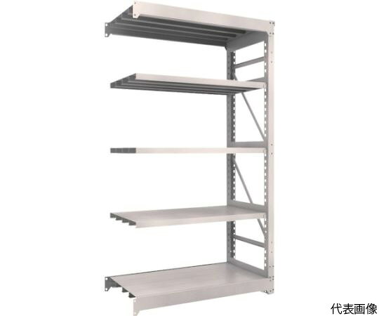 トラスコ中山 M10型重量棚　1200X620XH2100　5段　連結　ネオグレー M10-7465B NG 1台