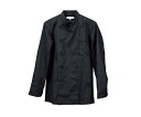 セブンユニフォーム コックコート(男女兼用)BA1041-9 4L ブラック 3703960 1個(4)